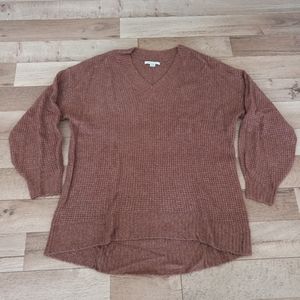 American Eagle Outfitters Waffle Marbled Knit Oversized Sweater